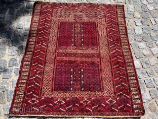 Antique Tekke Ensi, late 19th century.
140 cm x 122 cm

See more rugs in https://trybal.com.ar                   
