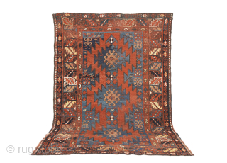 Antique Caucasian Kazak Rug
183 cm x 130 cm
A very attractive and decorative tribal antique rug, woven in the Kasak region of the Caucasus on Late 19th century- Early 20th century, with a ...