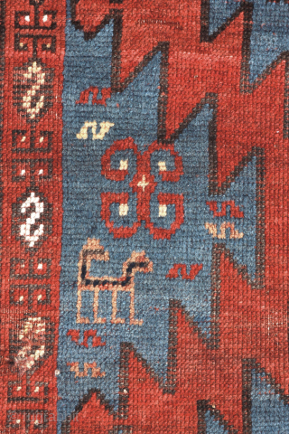 Antique Caucasian Kazak Rug
183 cm x 130 cm
A very attractive and decorative tribal antique rug, woven in the Kasak region of the Caucasus on Late 19th century- Early 20th century, with a ...
