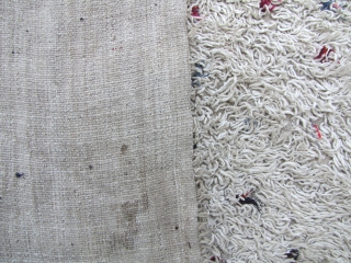 
Rare three-paneled men’s wrap from the Nung/Rawang ethnic group of the Kachin State, Burma. The weaving technique and materials are quite unique which I have not encountered with any other ethnic group.  ...