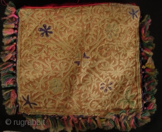 Nice antique bags from Afghanistan with exquisite silk embroidery. Bought these in Peshawar in the mid 90s. The larger bag is most likely ethnic Uzbek and has a new red satin sleeve  ...