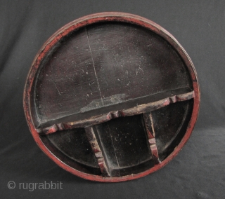 Nice old Cambodian Betel “siri” box. This piece predates the Khmer Rouge regime and circa 60 or 70 years old. In good condition, this has an unusual 4 carved bamboo bands- most  ...