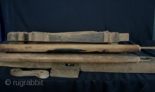 Southeast Asia: Antique portable spinning wheel from Chiang Mai area Northern Thailand. Nice functional old piece with classic Thai carved motifs on the support arms and spokes. This is from a village  ...