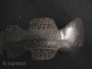 Timor Carved Buffalo Horn Spoon

Classic fine and rare intricately carved heirloom buffalo horn spoon from Timor, Lesser Sunda Islands. This piece dates to late 19th early 20th century and is in excellent  ...
