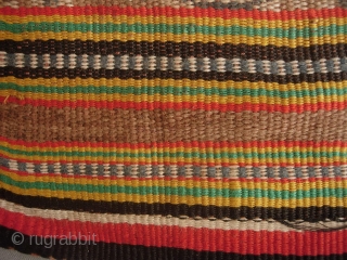 Iban woman’s skirt (kain) from Sarawak,  depicting the tree of life with bamboo running the length of bidang. There is some fraying on the selvedge noted in enlargement 9#, it is  ...