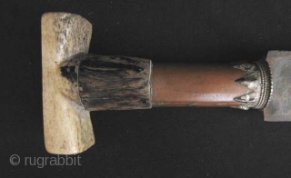 India~ Digaro Mishmi Sword:
Rare Mishmi parang or da from the Digaro subgroup Arunachal Pradesh, India. This piece is contemporary and was acquired by a friend who took part in an expedition doing  ...