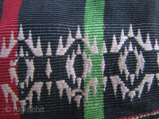 
Naga Blanket with Cowrie Shells: 
Fine, old and rare Chang Naga, three paneled body “prestige” cloth with anthropomorphic cowry shell design. The cloth may have been woven by the Meitei of the  ...