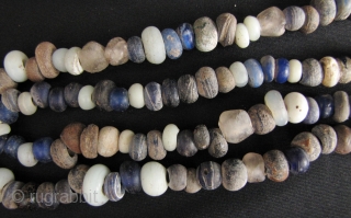 Ming Dynasty Glass Beads: Strand of Yuan/Ming Dynasty glass trade beads excavated from the Tak Hilltop burial site along the Thai Burmese border. These are datable to the 14th to 16th CE,  ...