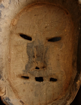 Taoist shaman’s mask from the Yao (Mien) ethnic group from Vietnam. Circa 60 to 90 years of age. Jess Pourett suggests, in his excellent book on the Yao, that masks with horns  ...