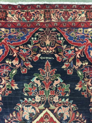 Antique Armenian Liliyan design rug measuring 4'10" x 7'10". Rug is in great condition and is ready to be used.             