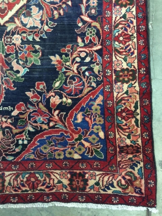 Antique Armenian Liliyan design rug measuring 4'10" x 7'10". Rug is in great condition and is ready to be used.             