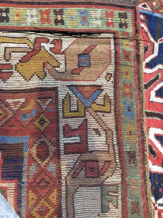 Antique sahsavan rug size 317x115                            