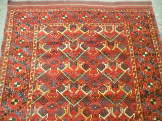 An Antigue Besir Rug Circa1860 Excellent Condittion Size 260x145                        