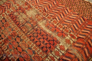 Antique Ersari Ensi, size: 140x125 cm, original, need to restore,                       