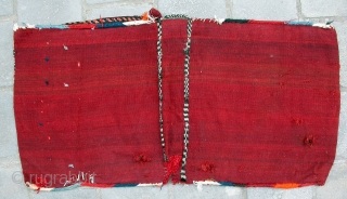 Old Qashghai Khorjin soozani, size: 118x60 cm                          