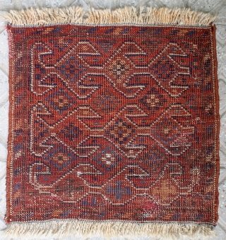 Old Mafrash Panel side,Fars (Aghajeri design), all wool, size: 40x43 cm                      