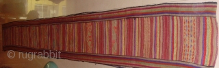 outstanding mosquito net border fine silk supplementary weft on a silk background, highly ornamented with stylized animals figures and variety of designs, edging is striped cotton. Excellent condition. 


Lao Tai.


Minority group Laos, Vietnam,  ...