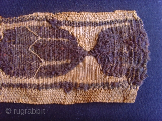 copt # 1004 

17 x 5.5 cm.

Coptic textile, 2th- 7thC Egypt,
 
 One of 52 pieces will be offered as one collection. Mostly framed professionally on an acid free backing, some unframed  ...