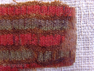 copt # 2004
Size - 4 x 7 cm.

Coptic textile, 2th- 7thC Egypt,
 
 One of 52 pieces will be offered as one collection. Mostly framed professionally on an acid free backing, some  ...