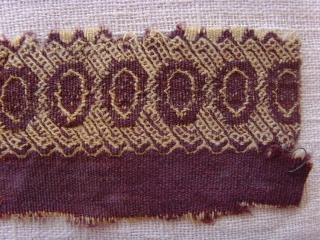 copt # 2007
Size - 23 x 7.4 cm.


Coptic textile, 2th- 7thC Egypt,
One of 52 pieces will be offered as one collection. Mostly framed professionally on an acid free backing, some unframed yet.  ...