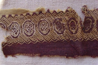 copt # 2007
Size - 23 x 7.4 cm.


Coptic textile, 2th- 7thC Egypt,
One of 52 pieces will be offered as one collection. Mostly framed professionally on an acid free backing, some unframed yet.  ...