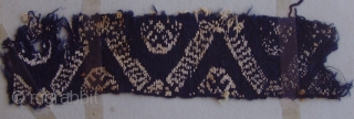 copt # 2005
size - 24 x 6 cm. 
Coptic textile, 2th- 7thC Egypt,
One of 52 pieces will be offered as one collection. Mostly framed professionally on an acid free backing, some unframed  ...