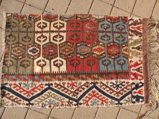 Anatolian Kilim fragment,87x140cm                              