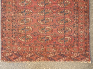 Tekke Turkmen rug.Circa 1900, 142x112cm                            