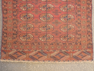 Tekke Turkmen rug.Circa 1900, 142x112cm                            