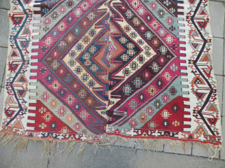 Antique Anatolian Kilim,155x395cm                              