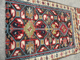 Caucasian rug fragment,50x84cm                              