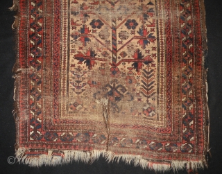 Antique Baluch prayer rug 84 x 123cm                          