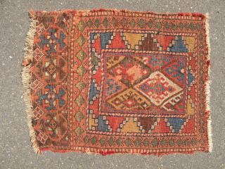 Antique Kurdish Jaf bagface 58x72cm                            