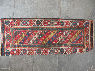 Caucasian Gendje Rug fragment 65x160cm                            