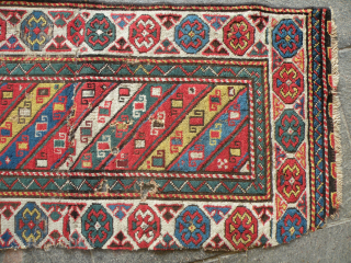 Caucasian Gendje Rug fragment 65x160cm                            