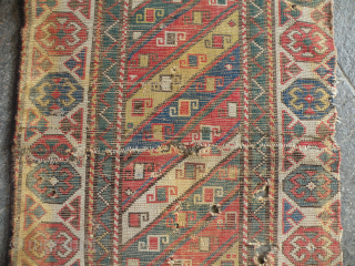 Caucasian Gendje Rug fragment 65x160cm                            