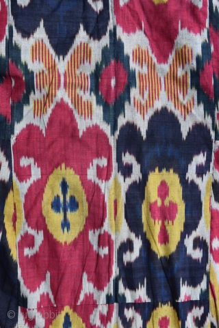 Bukhara Ikat Chapan - Great Colours - Collectible Item

Sleeve to Sleeve - 163cm
Neck to Bottom - 130cm                