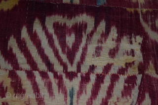 Ikat Panels - Bukhara. Very Old 148 x 78                        