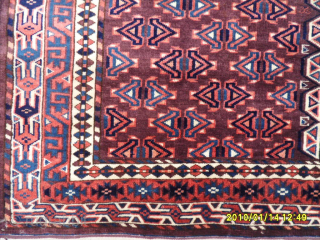 Antique Turkmen Ensi Rug
Size: 170 x 147 cm.
Mail: makifhali@yahoo.com