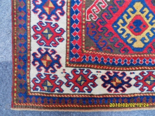 Antıque Borjhalu Kazak Carpet size: 250x137                           