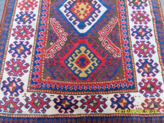 Antıque Borjhalu Kazak Carpet size: 250x137                           