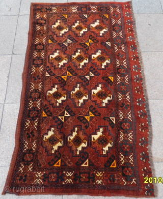 Antique Ersari Rug
Size: 150 x 85 cm.
Mail: makifhali@yahoo.com                         