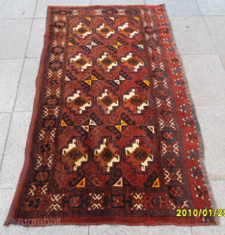 Antique Ersari Rug
Size: 150 x 85 cm.
Mail: makifhali@yahoo.com                         