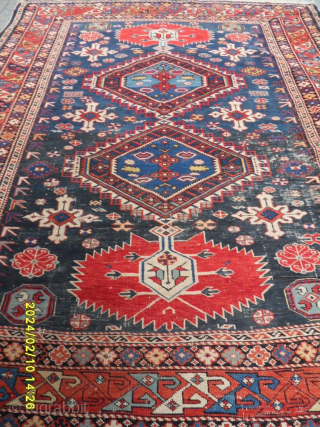 Antique Karakashli Shirvan RUG
SİZE: 146x119 cm.                           