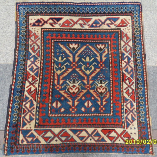Antique Caucasian Bordjalou Kazak Size: 97x85 cm. Mail: makifhali@yahoo.com                        