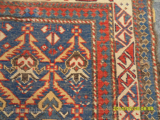 Antique Caucasian Bordjalou Kazak Size: 97x85 cm. Mail: makifhali@yahoo.com                        
