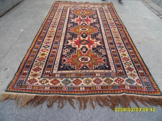 Antıque Lezgi Şirvan Carpet size: 250x140 cm.                          