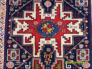 Antıque Lezgi Şirvan Carpet size: 250x140 cm.                          