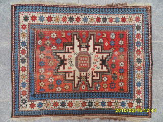 Antique Caucasian Zeychwe Rug Original size
Size: 98 x 77 cm.
Mail: makifhali@yahoo.com