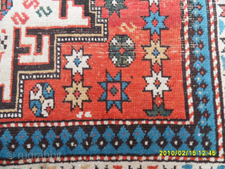 Antique Caucasian Zeychwe Rug Original size
Size: 98 x 77 cm.
Mail: makifhali@yahoo.com